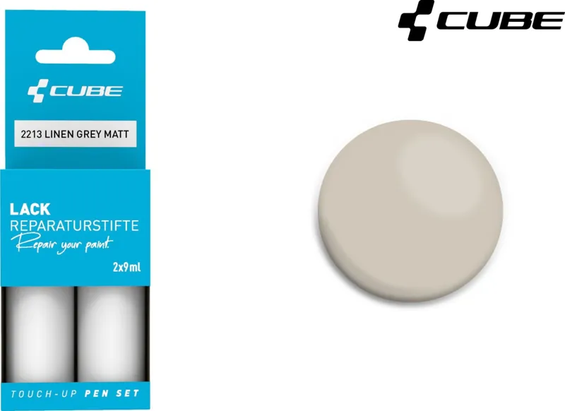 Cube Touch Up Paint Pen Set - Linen Grey Matt 2213